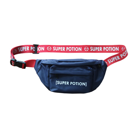 Fanny Pack: Navy Blue/Red